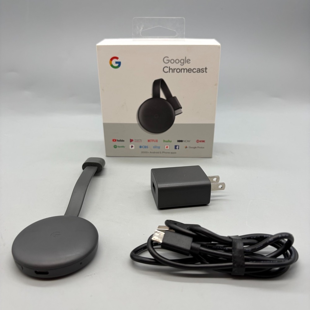 Google Chromecast (3rd Gen) Media Streamer (NC2-6A5)
